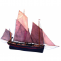 SOCLAINE BATEAU HARENQUIER DE FECAMP 1/50