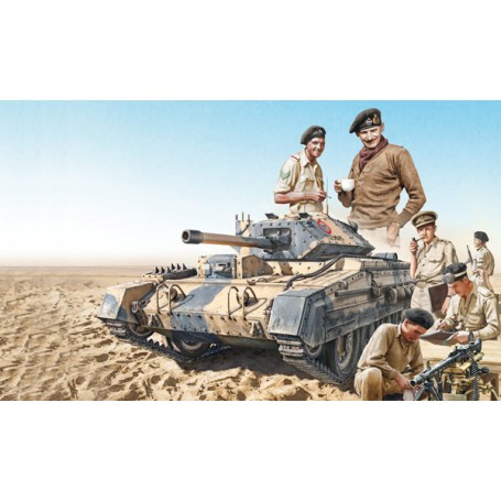 ITALERI CRUSADER MK.III+équipage