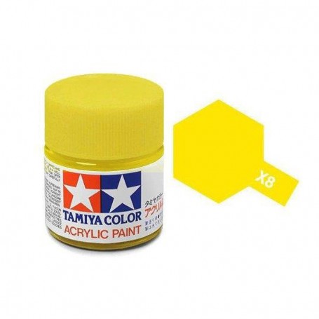 TAMIYA PEINTURE X8 JAUNE CITRON BRILLANT