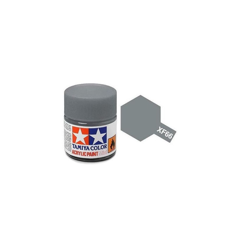 Peinture Acrylique TAMIYA XF-66 – Gris Clair – 23 Ml – Pour Maquettes – Modélisme